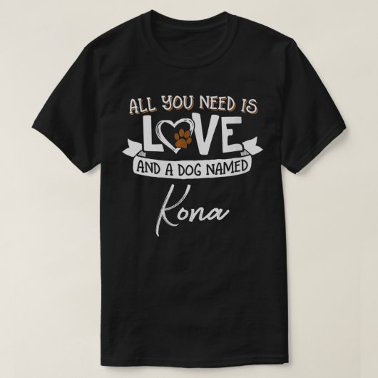 Vrouwelijke kinderen noemden Kona Design for Women T-shirt (Design voorkant)