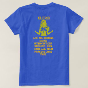 Vrouwelijke Klerk Gezocht T-shirt