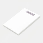 Vrouwelijke Logo Lavendel gepersonaliseerde profes Post-it® Notes (Schuin)