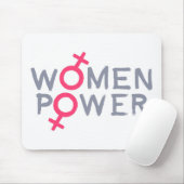 Vrouwelijke macht muismat (Met muis)