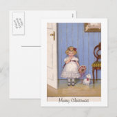 Vrouwelijke manieren Kerstmis Briefkaart (Voorkant / Achterkant)