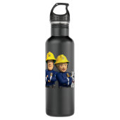 Vrouwelijke Mannen Cartoon Fireman Names for Sam C Waterfles (Voorkant)