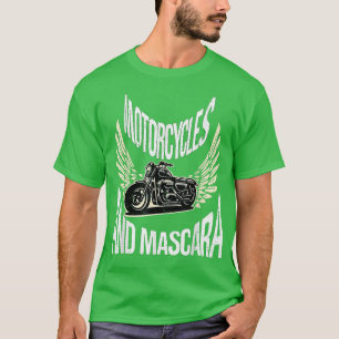 Vrouwelijke motorfietsen en Mascara - Bike Lover C T-shirt