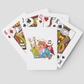 Vrouwelijke partners pokerkaarten (Achterkant)