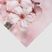 Vrouwelijke Roze Kersen Floral Spring Sakura Tissuepapier (Detail)