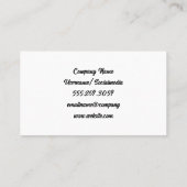 Vrouwelijke schoonmakers in huishoudens visitekaartje (Achterkant)