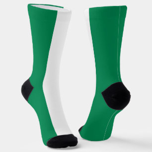 Vrouwelijke sokken met Nigeriaanse vlag