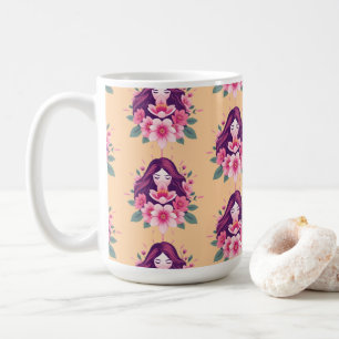 Vrouwelijke Sterkte & Schoonheid Koffie Cup Koffiemok