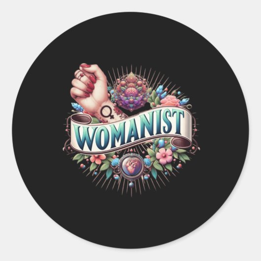 vrouwelijke Sticker (Voorkant)