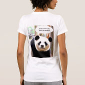 Vrouwelijke tweeslachtige T-Shirts Hamlet Quote Pa (Achterkant)