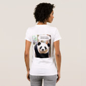 Vrouwelijke tweeslachtige T-Shirts Hamlet Quote Pa (Achterkant volledig)