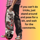 Vrouwelijke vampier skateboard