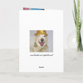 Vrouwelijke verjaardag kaart (Achterkant)