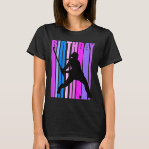 Vrouwelijke verjaardag veldhockeyspeler sport meis t-shirt