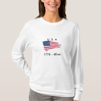 Vrouwelijke vlag LS T-shirt