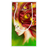 vrouwelijke vlinder. Abstract Klein Cadeauzakje (Voorkant)