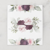 Vrouwelijke Waterverf Rozen Botanisch (Buitenkant ongevouwen)