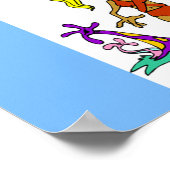 vrouwelijke wetenschapper poster (Hoek)