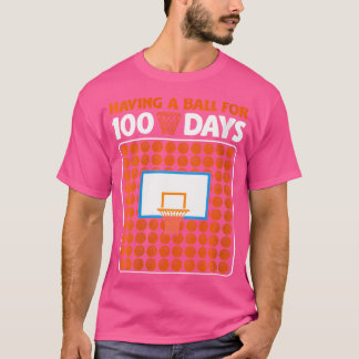 Vrouwen 100 dagen schoolbasketbal 100 dagen Smar T-shirt
