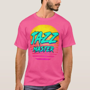 Vrouwen 1980S Retro Jazz Master T-shirt