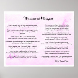 Vrouwen ©2012 van Trinka Polite (poster) Poster