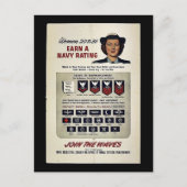 Vrouwen 20 tot 36 verdienen een marineschatting briefkaart (Voorkant)