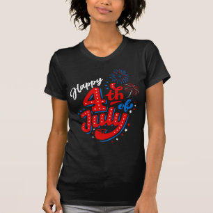 Vrouwen 250e verjaardag 4 juli t-shirt