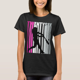 Vrouwen 26e Honkbal Verjaardag Softbal Queen Base T-shirt