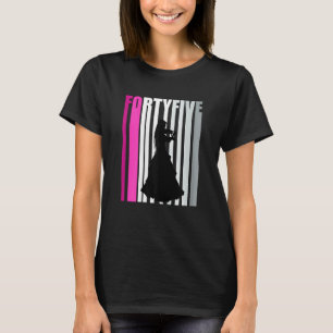 Vrouwen 45e Vioolspeler Verjaardag Dag Violist T-shirt