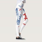 Vrouwen 4 juli Leggings (Rechts)