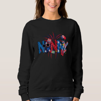 Vrouwen 4 juli Nanny Nanny Doodle Vuurwerk Trui