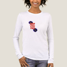Vrouwen 4 juli Patriottische T-Shirt USA Vlag Bevr