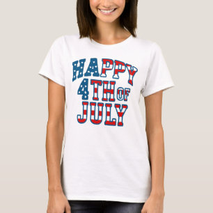 Vrouwen 4 juli t-shirt