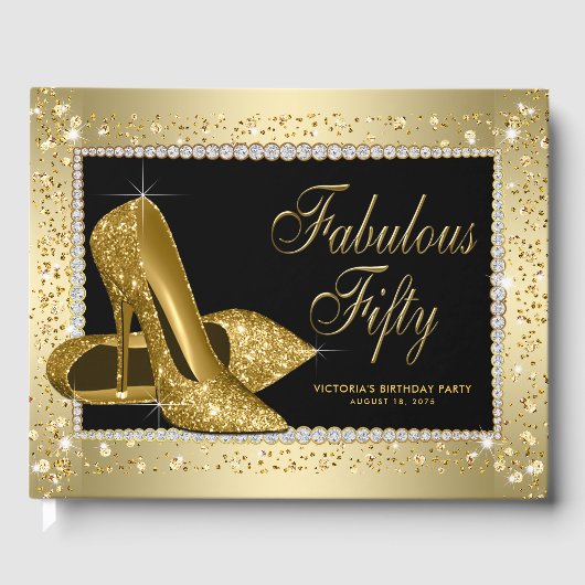 Vrouwen 50ste verjaardag gastenboek (Voorkant)