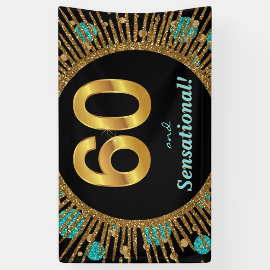 Vrouwen 60ste verjaardag Banner (Verticaal)