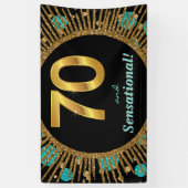 Vrouwen 70ste verjaardag Banner (Verticaal)