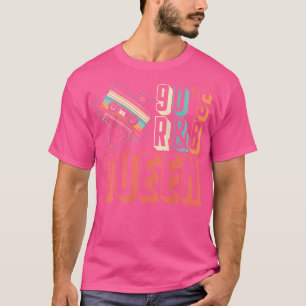 Vrouwen 90S RB Music Lover Queen T-shirt