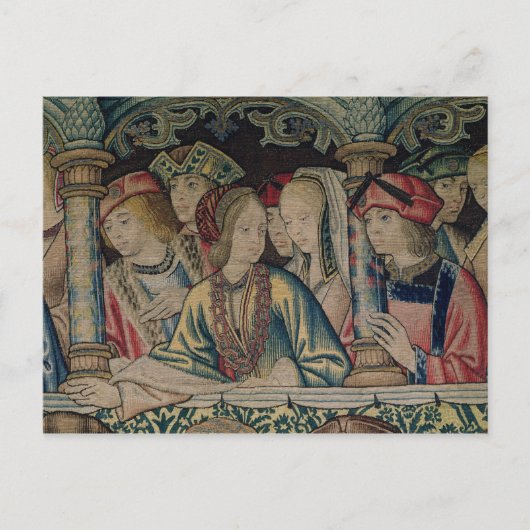 Vrouwen aan het hof van David Briefkaart (Voorkant)