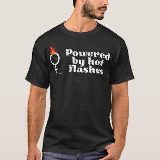 Vrouwen Aangedreven door Hot Flashes VNeck T-shirt