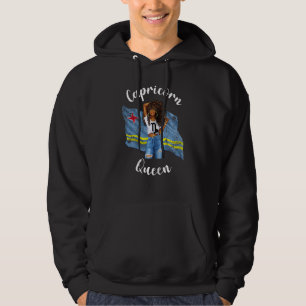 Vrouwen Afro Aruban Capricorn koningin Black, vrou Hoodie