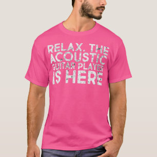 Vrouwen akoestische gitaar muziekinstrument akoest t-shirt