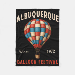 Vrouwen Albuquerque Ballon Festival New Mexico Fie Fleece Deken