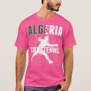 Vrouwen Algerije Tafeltennis Fans Jersey Algerian T-shirt