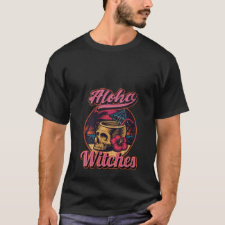 Vrouwen Aloha Witches Funny Halloween Hawaii Hawai T-shirt