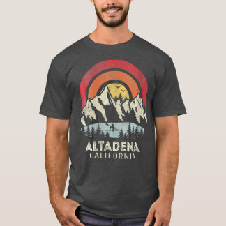 Vrouwen Altadena California Mountain Sunset Sunris T-shirt