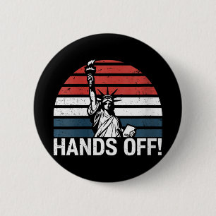 Vrouwen Anti Maga Verzetsstandbeeld van Vrijheid H Ronde Button 5,7 Cm