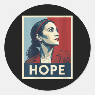 Vrouwen AOC Alexandria Ocasio Cortez 2028 voor Pre Ronde Sticker