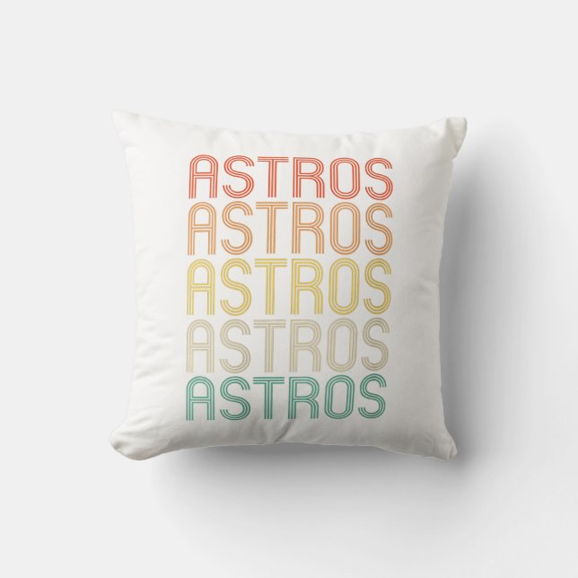 Vrouwen Astros  Kussen (Voorkant)