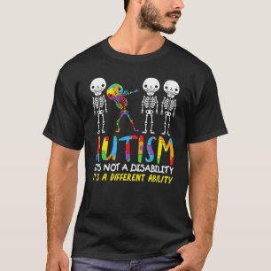 Vrouwen Autisme Bewustzijn Steun Autisme Kinderen T-shirt
