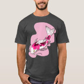 Vrouwen Aziatische Koi Fish Japans Premium T-shirt (Voorkant)